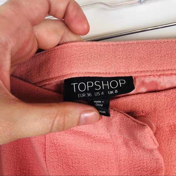 Topshop Bow Detail High Waisted Shorts A4 - Picture 4 of 6